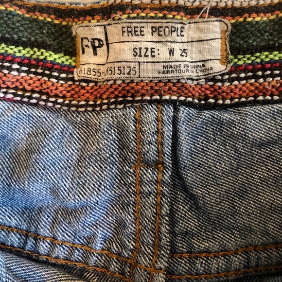 * SOLD* Free People Jean Shorts - Picture 3 of 3